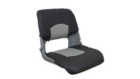 Springfield Marine Skipper Folding Boat Seat, 18" H x 20" W x 17" D, Gray/Charcoal  • 1061017