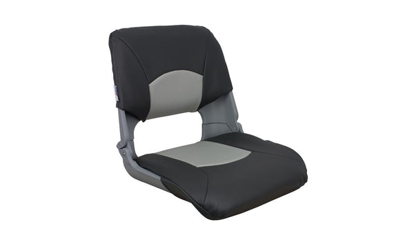 Springfield Marine Skipper Folding Boat Seat, 18" H x 20" W x 17" D, Gray/Charcoal  • 1061017