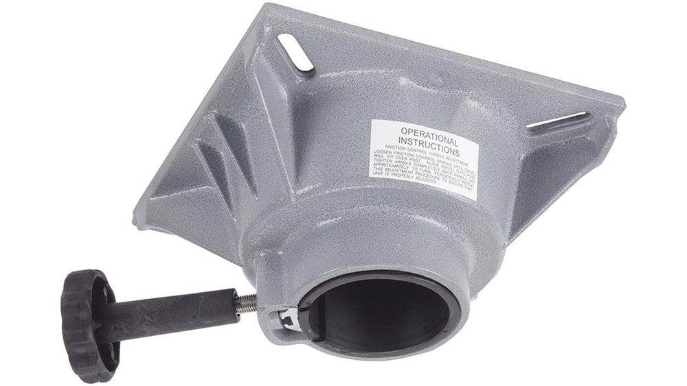 Springfield Marine Trac-Lock 2-3/8" D Powder Coat Aluminum Non-Locking Swivel Seat Mount for 2-7/8" D Post  • 1100031-1