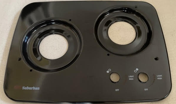 Suburban Replacement Drop-In Cooktop SDN2U, Black  • 3070ABK
