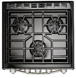 Suburban 3 Burners Slide-In Silver 5800 RTU RV Cooktop with Deluxe Grate & Clear Glass Cover  • 3632A