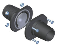 T-H Marine 1-1/2" Thermo-Plastic Black Double Barb Inline Scupper Valve  • ILS-1500-DP