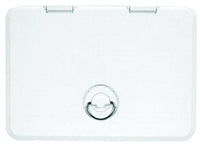T-H Marine Sure-Seal 20-7/8" L x 11" W Polar White Rectangular Locking Access Hatch  • HATL-1324-2-DP