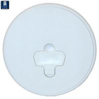 T-H Marine 6" Quick Release Deck Plate, Polar White  • DPCAM-6-2-DP