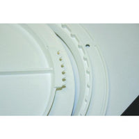 T-H Marine 6" Quick Release Deck Plate, Polar White  • DPCAM-6-2-DP