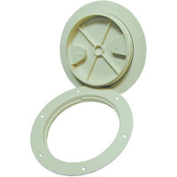 T-H Marine 6" Screw Out Deck Plate, Sand Shell  • DPS-6-3-DP