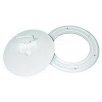 T-H Marine 8" Quick Release Cam Lock Deck Plate, Polar White  • DPCAM-8-2-DP