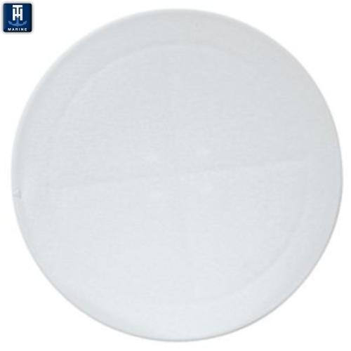 T-H Marine Sure-Seal 10" O.D. Polar White Pry-Out Deck Plate  • DPP-8-2-DP