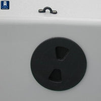 T-H Marine Sure-Seal 10" O.D. Black Screw-Out Deck Plate  • DPS-8-1-DP