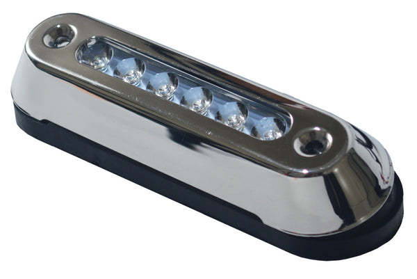 T-H Marine Blue Surface Mount Oval Underwater LED Light 5.7" x 1.7"  • LED-SM7815-B-DP