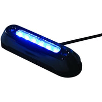 T-H Marine Blue Surface Mount Oval Underwater LED Light 5.7" x 1.7"  • LED-SM7815-B-DP