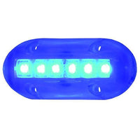 T-H Marine High Intensity 3.5" Blue 180 lm Surface Mount Underwater LED Light  • LED-51867-DP