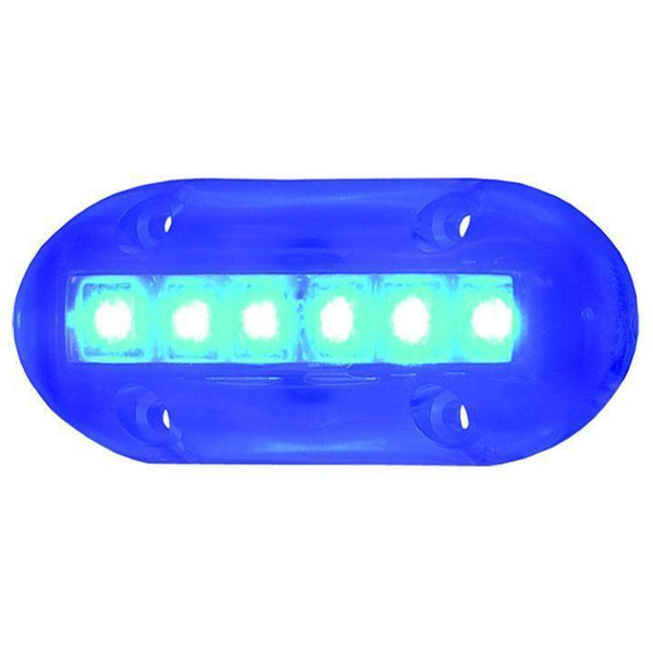 T-H Marine High Intensity 3.5" Blue 180 lm Surface Mount Underwater LED Light  • LED-51867-DP