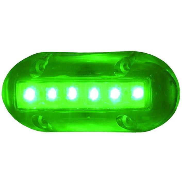 T-H Marine High Intensity 3.5" Green 180 lm Surface Mount Underwater LED Light  • LED-51868-DP