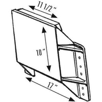T-H Marine Mini-Jacker 4" Setback Fixed Jack Plate  • MJ-1-DP