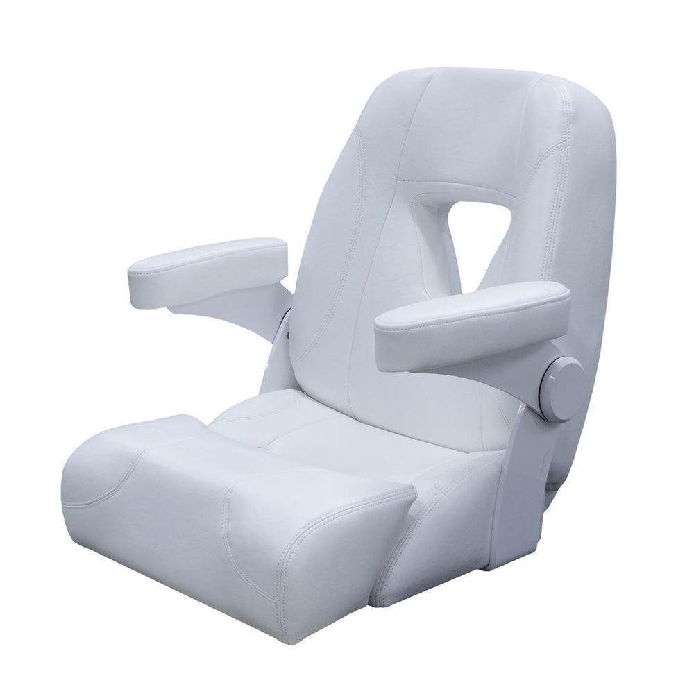 Taco 25" Boca Sport Helm Chair, White  • HA4-25WHA-7-0000-0-0