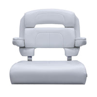 Taco Capri Deluxe 25" Helm Chair, White  • HA1-25WHA-7-0000-0-0