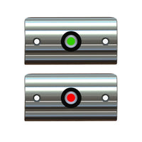 Taco 3-3/8" Rub Rail Mount Starboard & Port Set Side LED Lights  • F38-6602-1