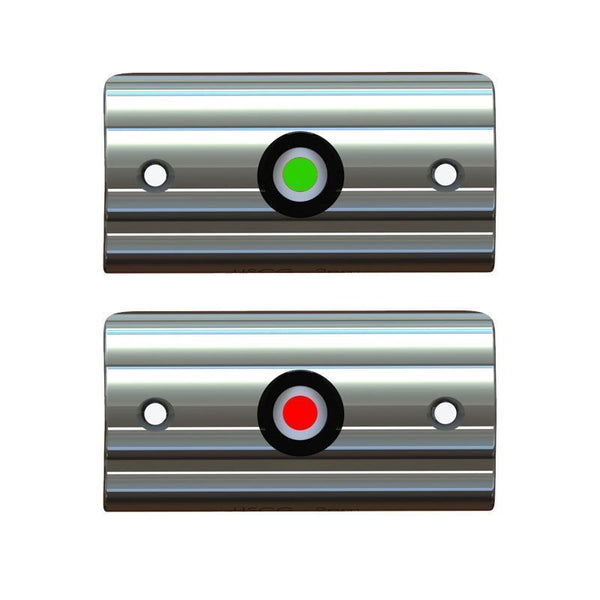 Taco 3-3/8" Rub Rail Mount Starboard & Port Set Side LED Lights  • F38-6602-1