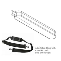 Taco ShadeFin with White Fabric, Bag and Fixed Rod Holder Mount Kit - White  • T10-3000-3