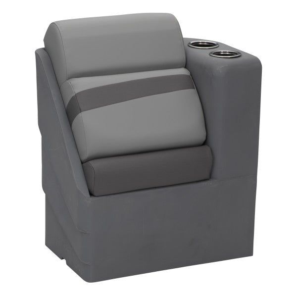 Taylor Made 17" Right Arm Pontoon Chaise - Charcoal  • 803551