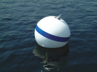 Taylor Made T3C Sur-Moor 18" D White/Blue Mooring Buoy  • 46372