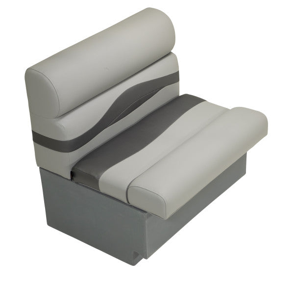 Taylor Made 30" Pontoon Bench Seat with Storage - Charcoal  • 803552