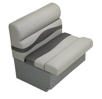 Taylor Made 30" Pontoon Bench Seat with Storage - Charcoal  • 803552