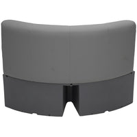 Taylor Made 30" Radius Corner Pontoon Seat - Charcoal  • 803556