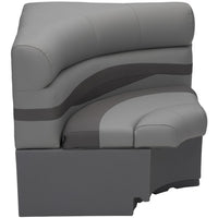 Taylor Made 32" x 32" Square Corner Pontoon Seat - Charcoal  • 803563