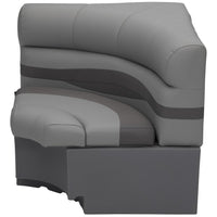 Taylor Made 32" x 32" Square Corner Pontoon Seat - Charcoal  • 803563
