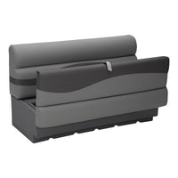 Taylor Made 50" Pontoon Bench Seat with Storage - Charcoal  • 803554