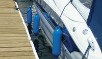 Taylor Made Hull Gard 6.5" D x 23" L Blue Twin Eye Cylindrical Inflatable Fender  • 41023