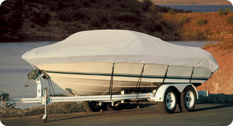 Taylor Made Boatguard Gray Polyester Boat Cover for 14'-16' L x 75" W Trailerable Aluminum Fishing Boats  • 70202