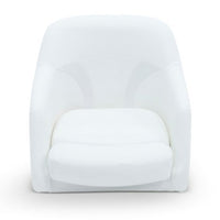Taylor Made Contoured Pontoon Bucket Seat - White  • 674635