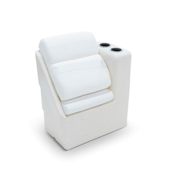 Taylor Made 17" Right Arm Pontoon Chaise - White  • 674640
