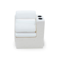 Taylor Made 17" Right Arm Pontoon Chaise - White  • 674640