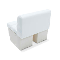Taylor Made 30" Pontoon Bench Seat with Storage - White  • 674641