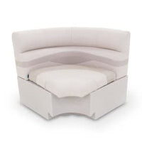 Taylor Made 30" Radius Corner Pontoon Seat - Champagne  • 433107
