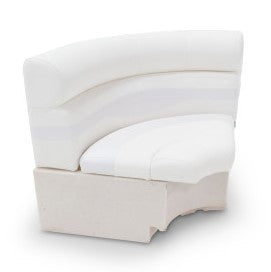 Taylor Made 30" Radius Corner Pontoon Seat - White  • 674645