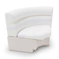 Taylor Made 30" Radius Corner Pontoon Seat - White  • 674645