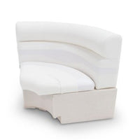 Taylor Made 30" Radius Corner Pontoon Seat - White  • 674645