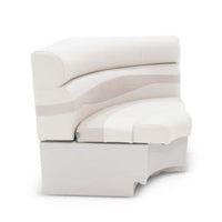 Taylor Made 32" x 32" Square Corner Pontoon Seat - Champagne  • 433066