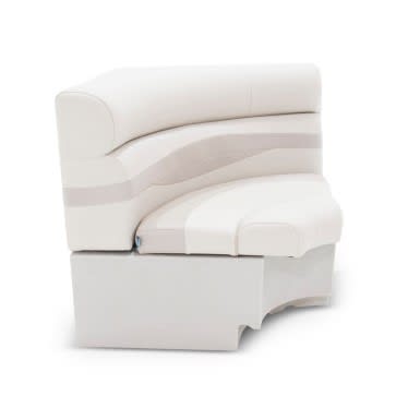 Taylor Made 32" x 32" Square Corner Pontoon Seat - Champagne  • 433066