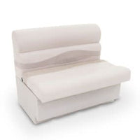 Taylor Made 36" Pontoon Bench Seat with Storage - Champagne  • 433104
