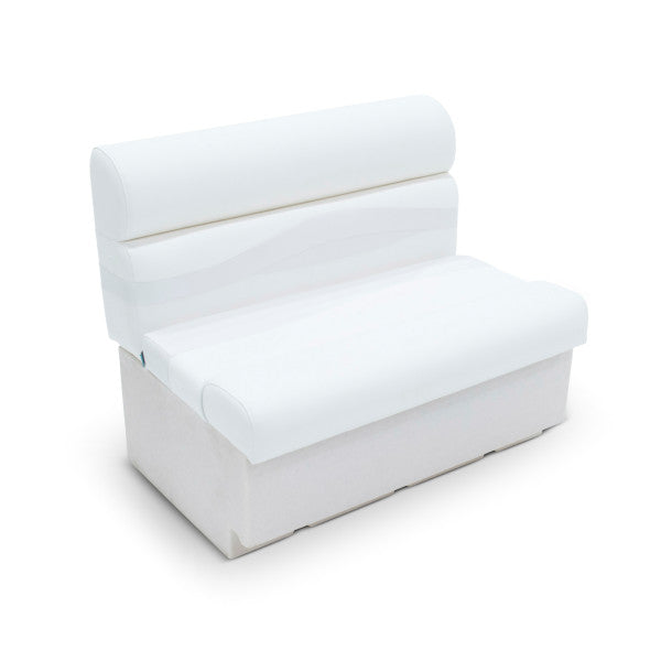 Taylor Made 36" Pontoon Bench Seat with Storage - White  • 674642