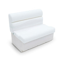 Taylor Made 36" Pontoon Bench Seat with Storage - White  • 674642