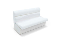 Taylor Made 50" Pontoon Bench Seat with Storage - White  • 674643