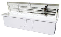 Taylor Made Stow N’ Go Fisherman’s Fiberglass Dock Box, Extra Large (24"H X 95"W X 22"D), White  • 83560