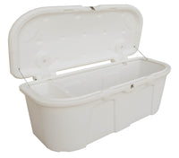Taylor Made Stow 'N Go White Poly Dock Box 67.75" x 27.75" x 26"   • 123750